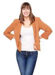 Fototapeta premium Portrait of an Attractive Young Woman