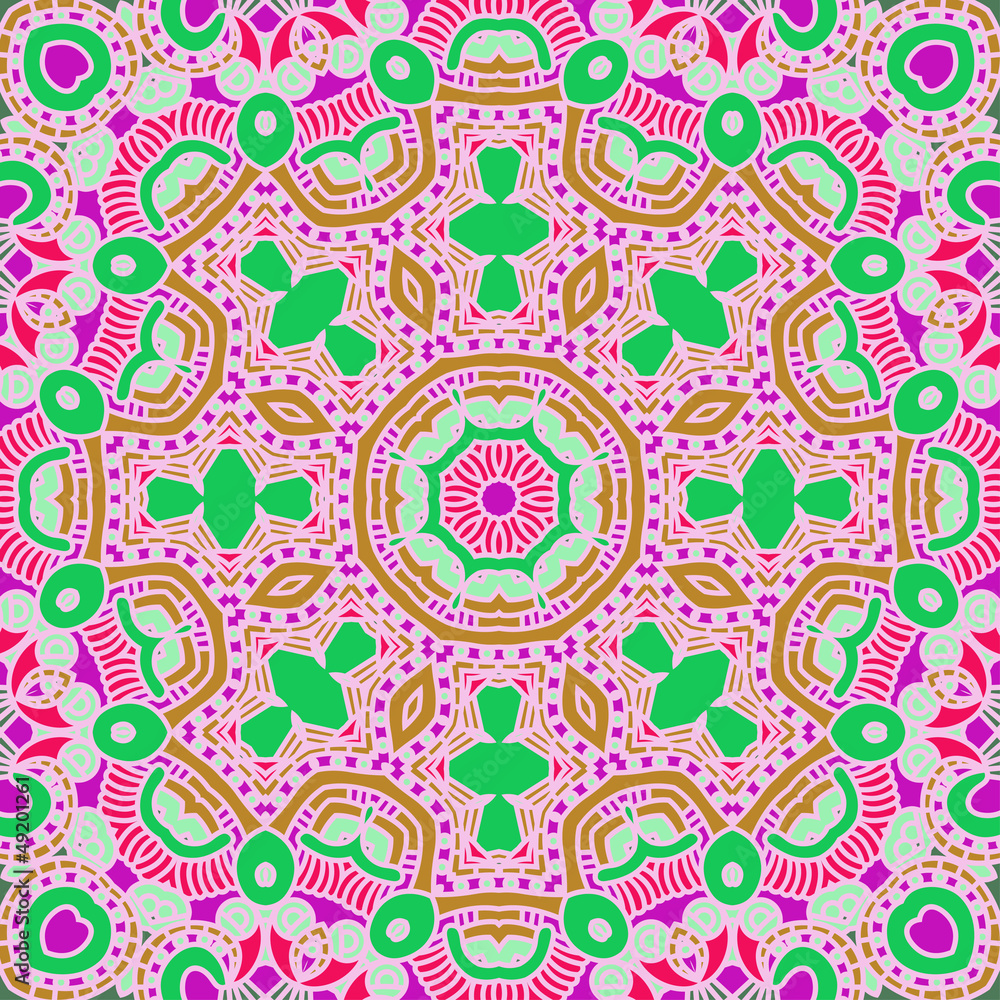 Aufkleber Vector round decorative design element