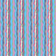 Motley striped seamless pattern