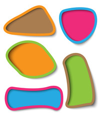 text box vector design