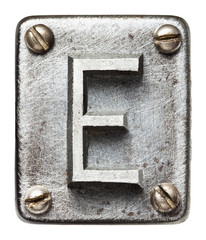 Metal letter