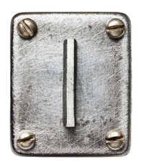 Metal letter