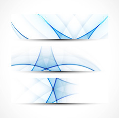 Fototapeta premium Abstract header wave vector