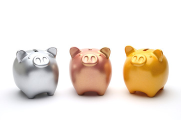 豚　貯金箱　いろいろ