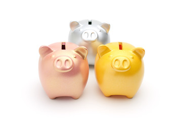 豚　貯金箱　いろいろ