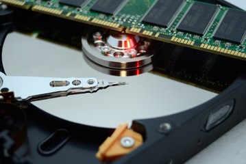 ハードディスクとメモリー