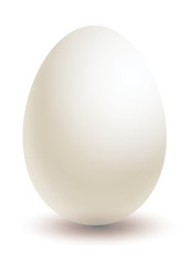 weißes Ei