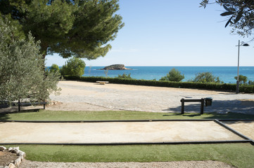 Petanque pitch