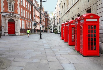 Obraz premium London - Broad Court street