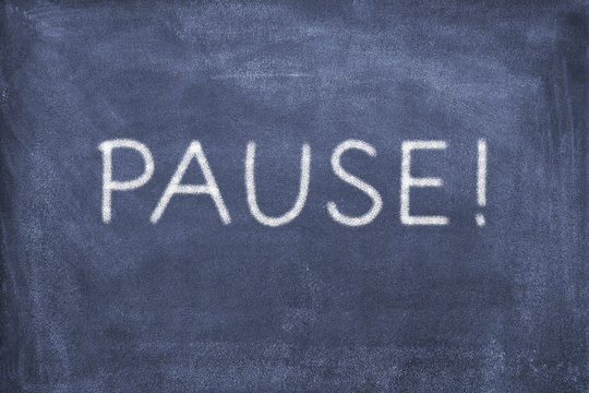 pause