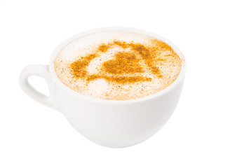 A Cup of Cappuccino with Froth, Cinnamon