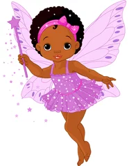 Washable wall murals Fairies and elves Cute little baby fairy