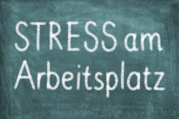 Obraz premium Stress am Arbeitsplatz