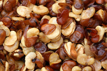 roasted horsebeans, Thai street food