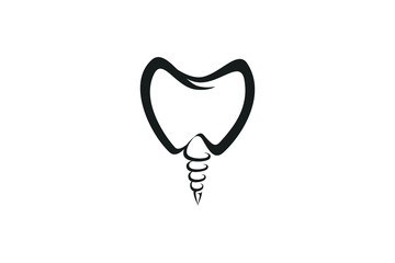 Implant Symbol - Tooth implant