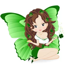 Door stickers Fairies and elves magical fairy