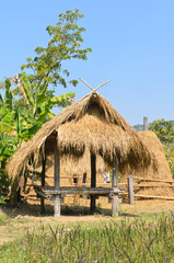 Fototapeta na wymiar Thai style wooden hut
