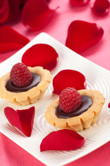 Raspberry Cake for Valentine Day