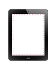 Heart of frame in tablet
