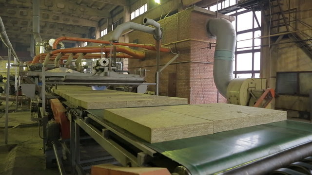 production of heat insulation
