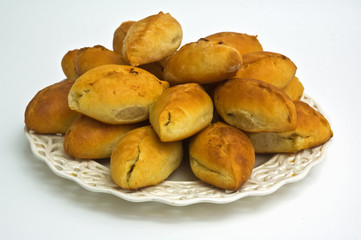 cakes with cabbage.