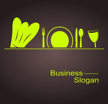 logo restaurant vert design