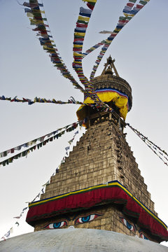 The biggest stupa of Kathmandu, Nepal