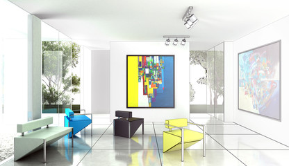 Modern Art Exhibition (drawing)