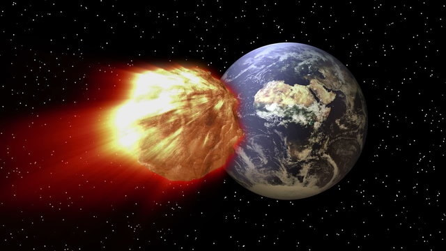 Asteroid - Erde - Kollision