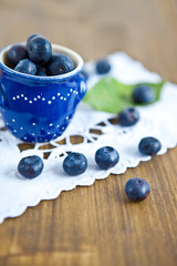 Fresh blueberries