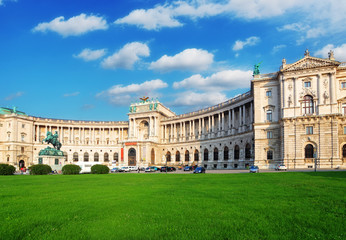 Vienna Hofburg Imperial Palace at day, - Austria