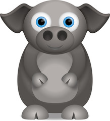 kleines schwarzes Schweinchen