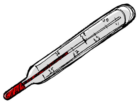 Градусник картинка для детей распечатать Thermometer Sketch Изображения: просматривайте стоковые фотографии, векторные из