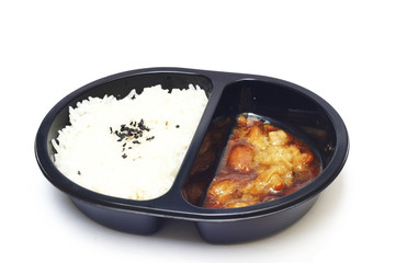 rice and teriyaki chicken - convenience food