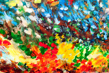 Oil painted background IV