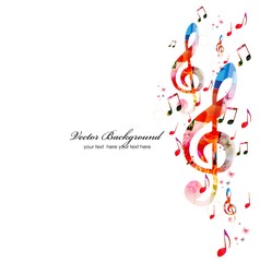 Abstract music background