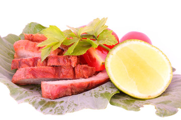 Roasted red pork