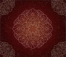 Vintage background with ornament