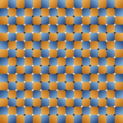 Fototapeta premium Optical illusion square