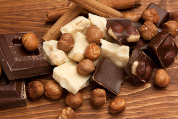 Assortimento di cioccolata