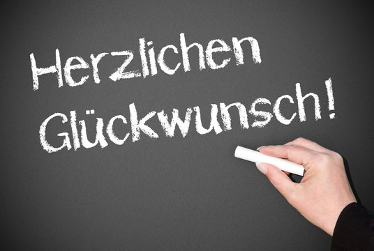 Herzlichen Gl&uuml;ckwunsch !