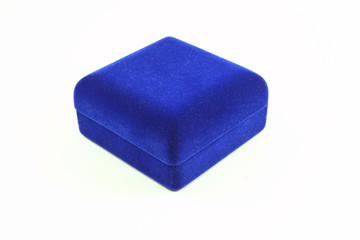 Blue velvet box