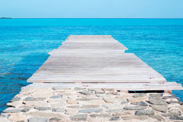 wooden pier