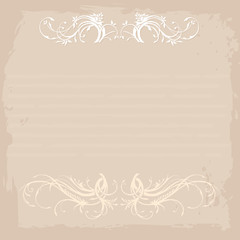 Floral Hintergrund Ranken und Ornamente