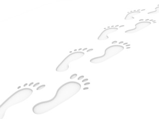 human footprints