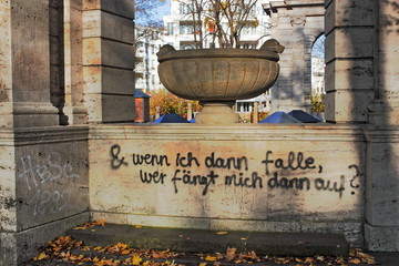 Wenn ich dann falle...