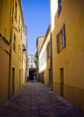 Fototapeta na wymiar Francja, Korsyka - Ajaccio historyczne miasto cente