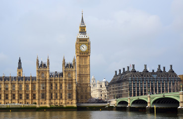 Big Ben, House of Parliament - obrazy, fototapety, plakaty