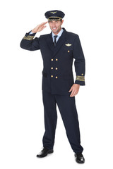 Portrait of confident pilot © Andrey Popov