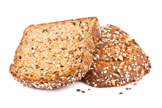 whole grain bread slices